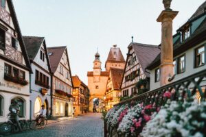 Historische Altstadt - Fachwerkhaeuser in Deutschland